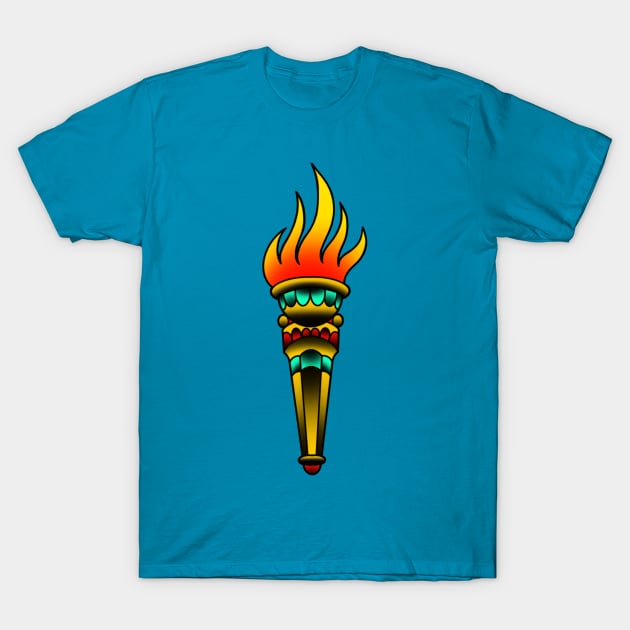 Torch T-Shirt by Glockink